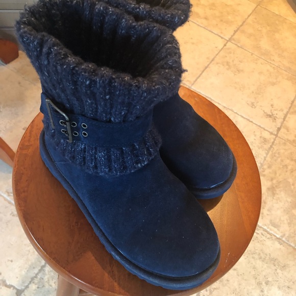 UGG | Shoes | Navy Blue Suede Uggs Size 